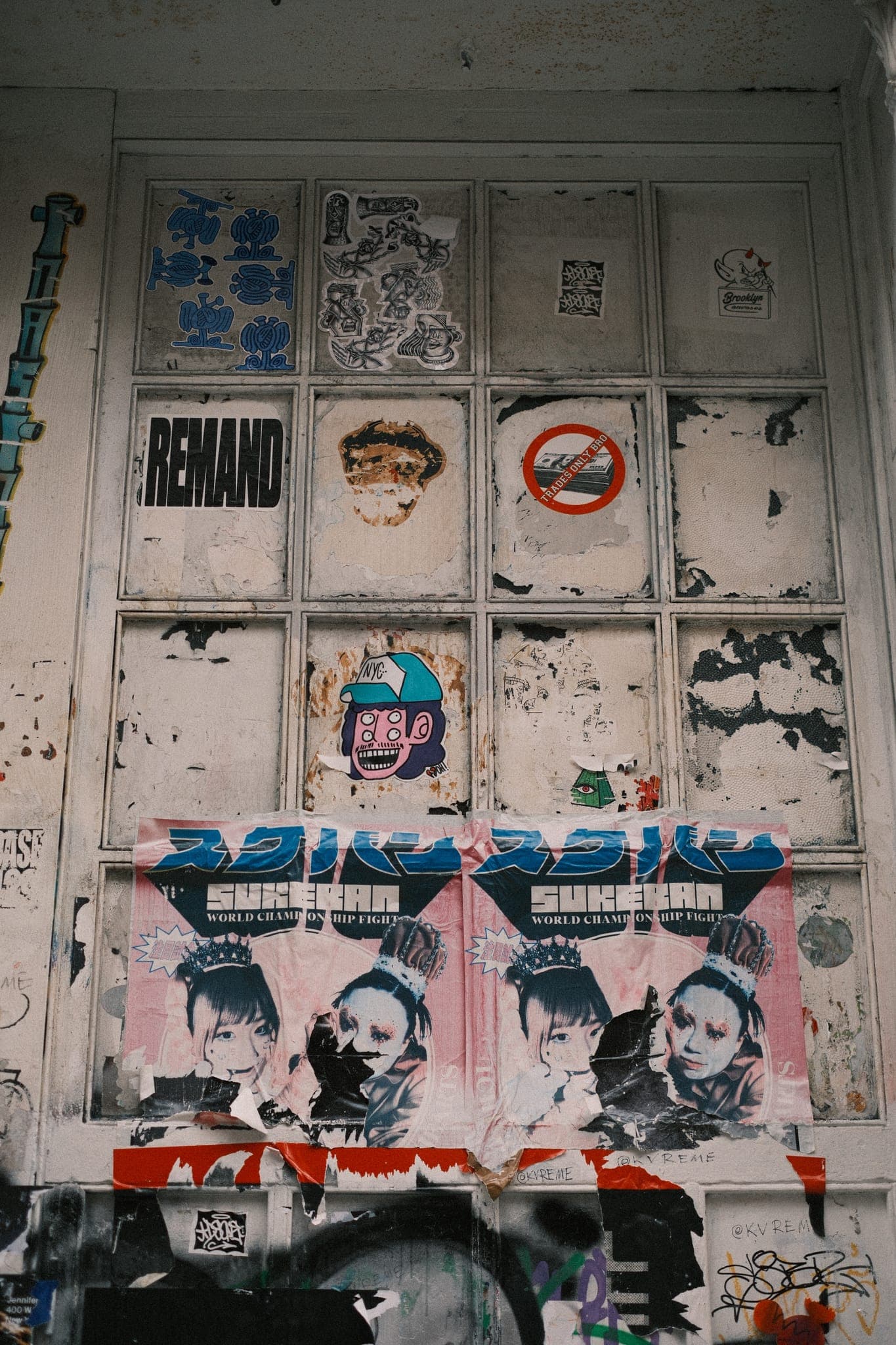 More sticker decay